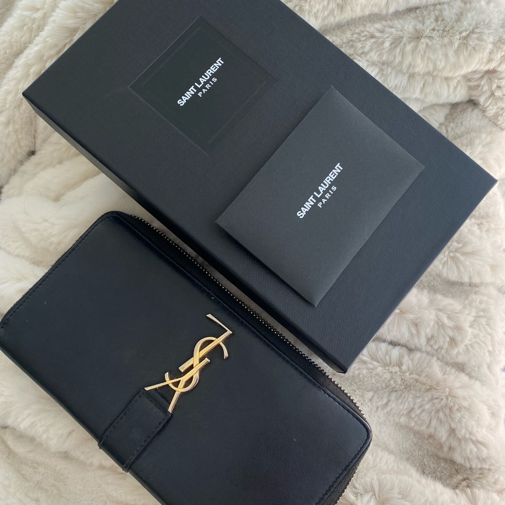 YSL Ligne Monogram Large Wallet